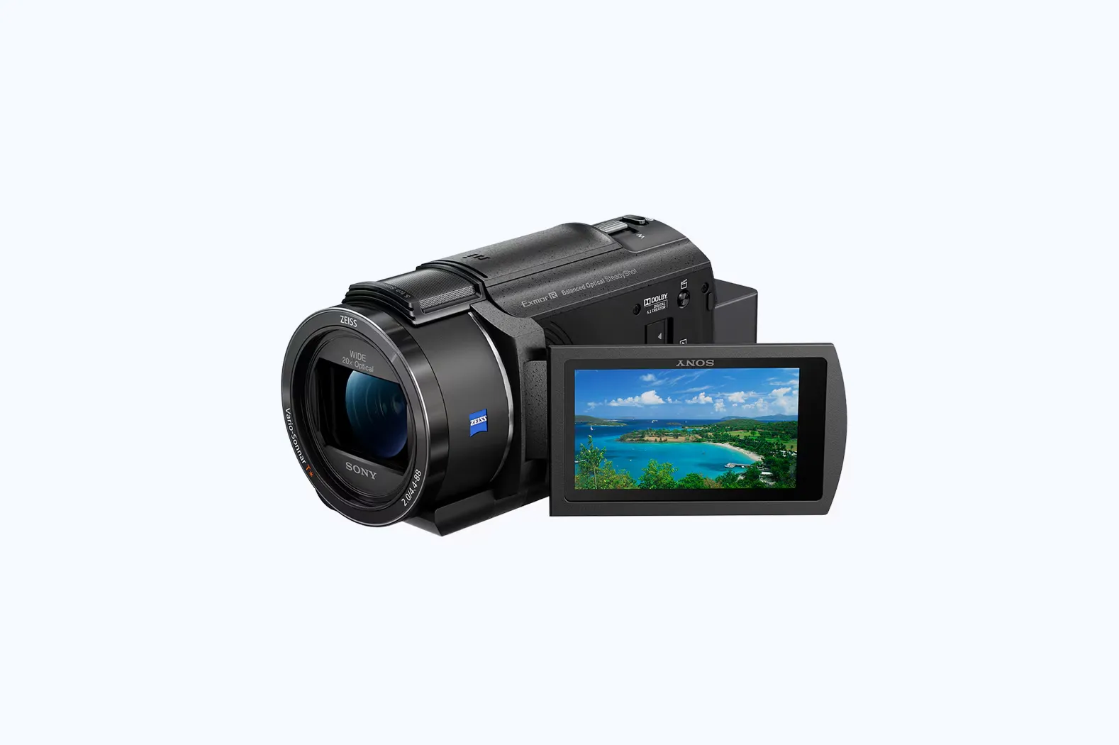 AX43A có công nghệ chống rung cơ học 5 trục, giữ ổn định tối đa cho khung hình kể cả khi zoom xa
